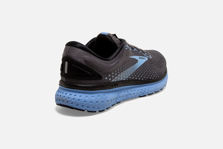 Brooks Running Shoes Womens Black/Blue - Glycerin 18 Road - 1650-BMYAT